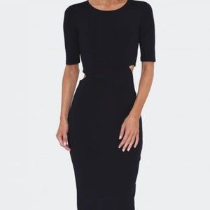 T by Alexander Wang Midnight Lux Ponte Dress Med